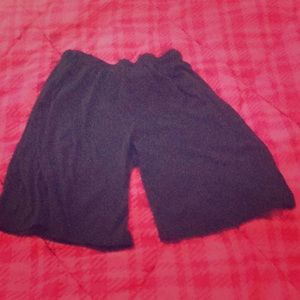 Plain black shorts size 12-14